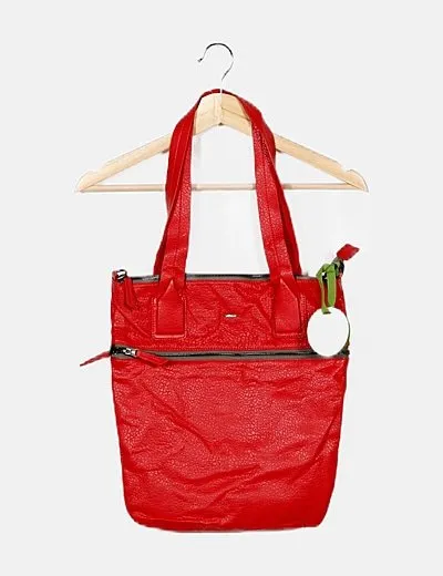 Skunkfunk - SKFK Bolso shopper rojo