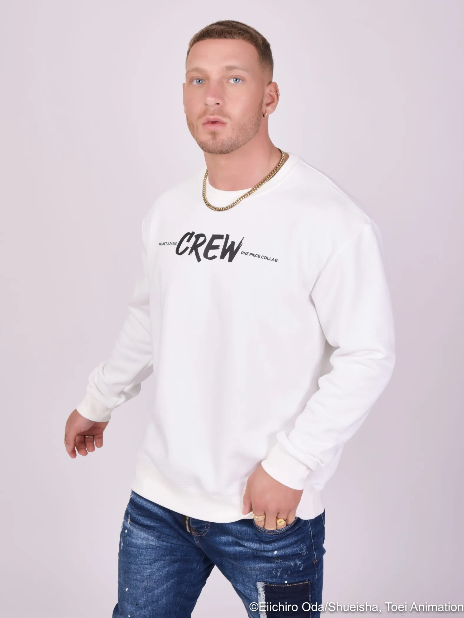 Sudadera de cuello redondo One Piece CREW