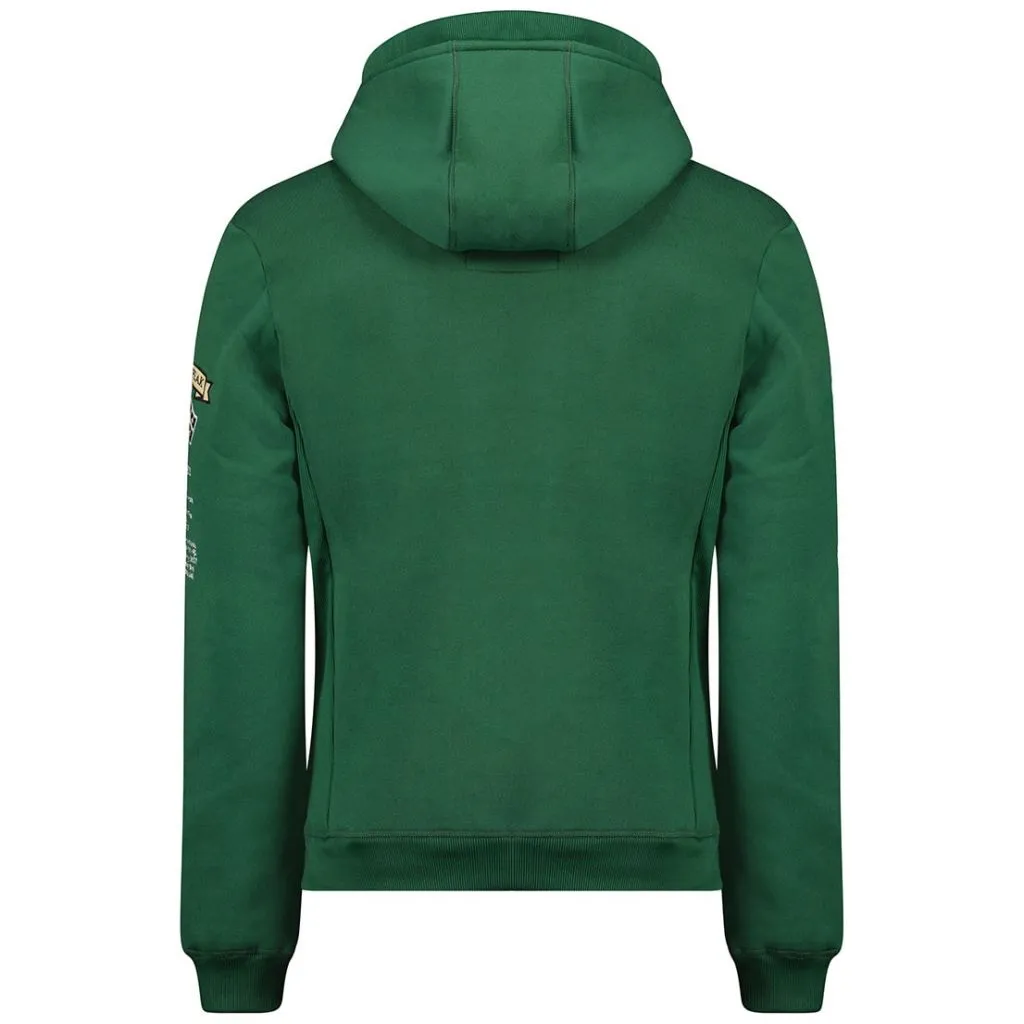 SUDADERA DE HOMBRE GALAPAGOS VERDE OSCURO