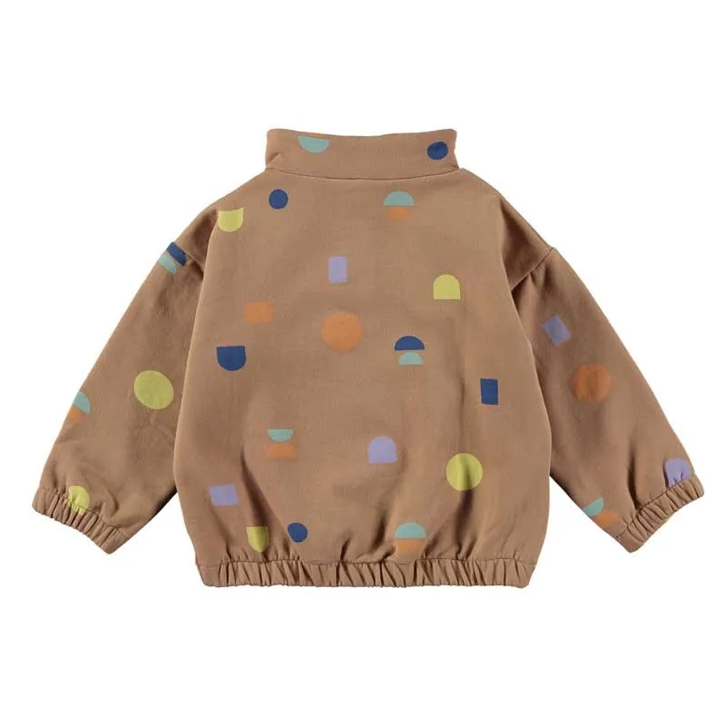 Sudadera geo blocks con falda felpa geo blocks de Baby Clic