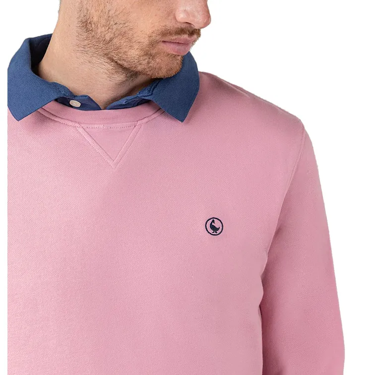 SUDADERA HOMBRE  GANSO SUDADERA CUELLO CAJA ROSA