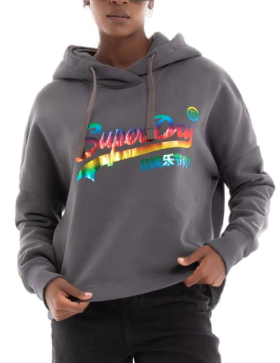 Sudadera Superdry Vintage logo capucha de mujer-b