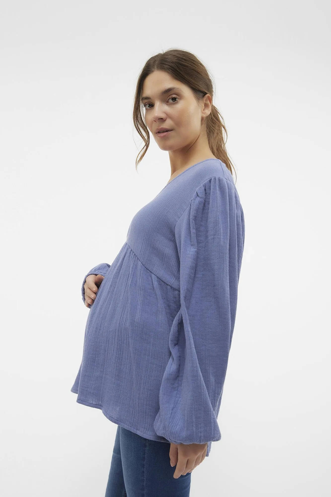 Top de manga larga maternity