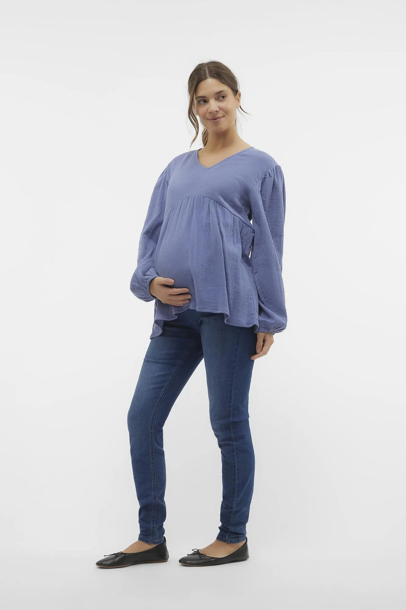 Top de manga larga maternity