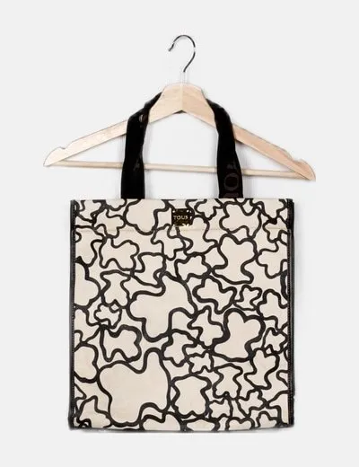 Tous Bolso shopper blanco y negro