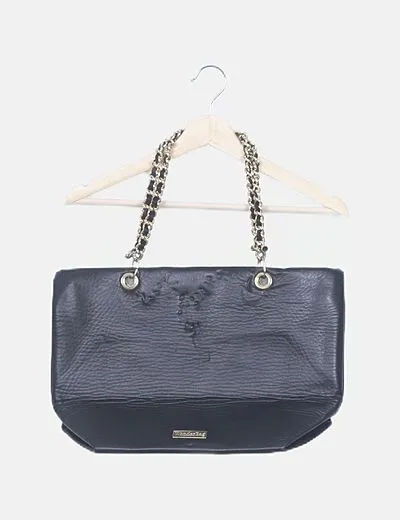 Wonder bag Bolso shopper negro con cadena