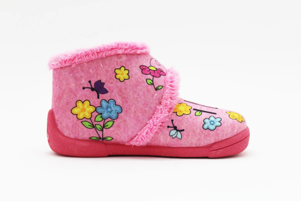 Zapatillas casa respetuosas niña estampado