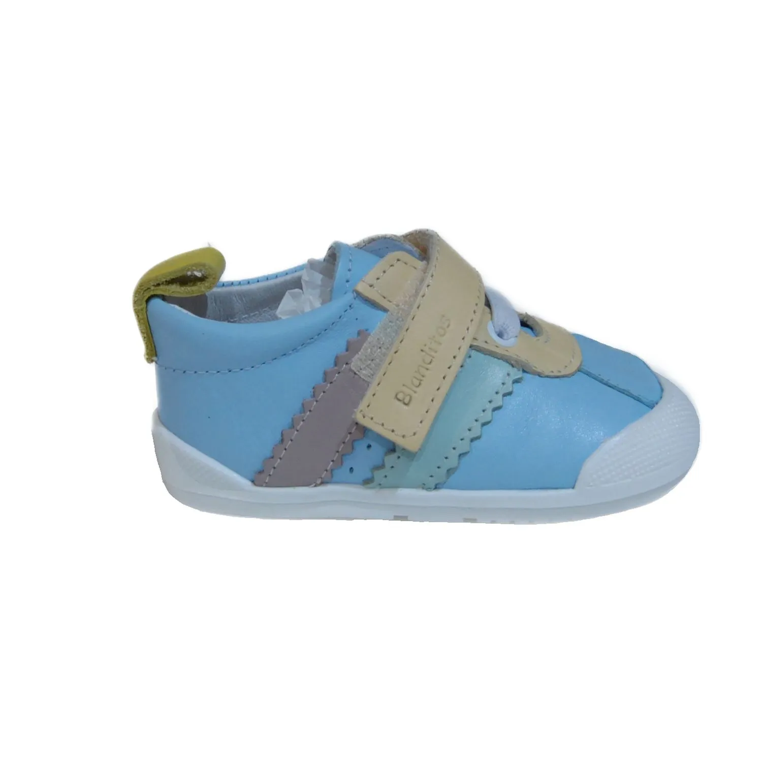 Zapatillas Deportivas De Piel Azul Celeste De Niño Crío's 27064-18 (tallas De 18 A 25)