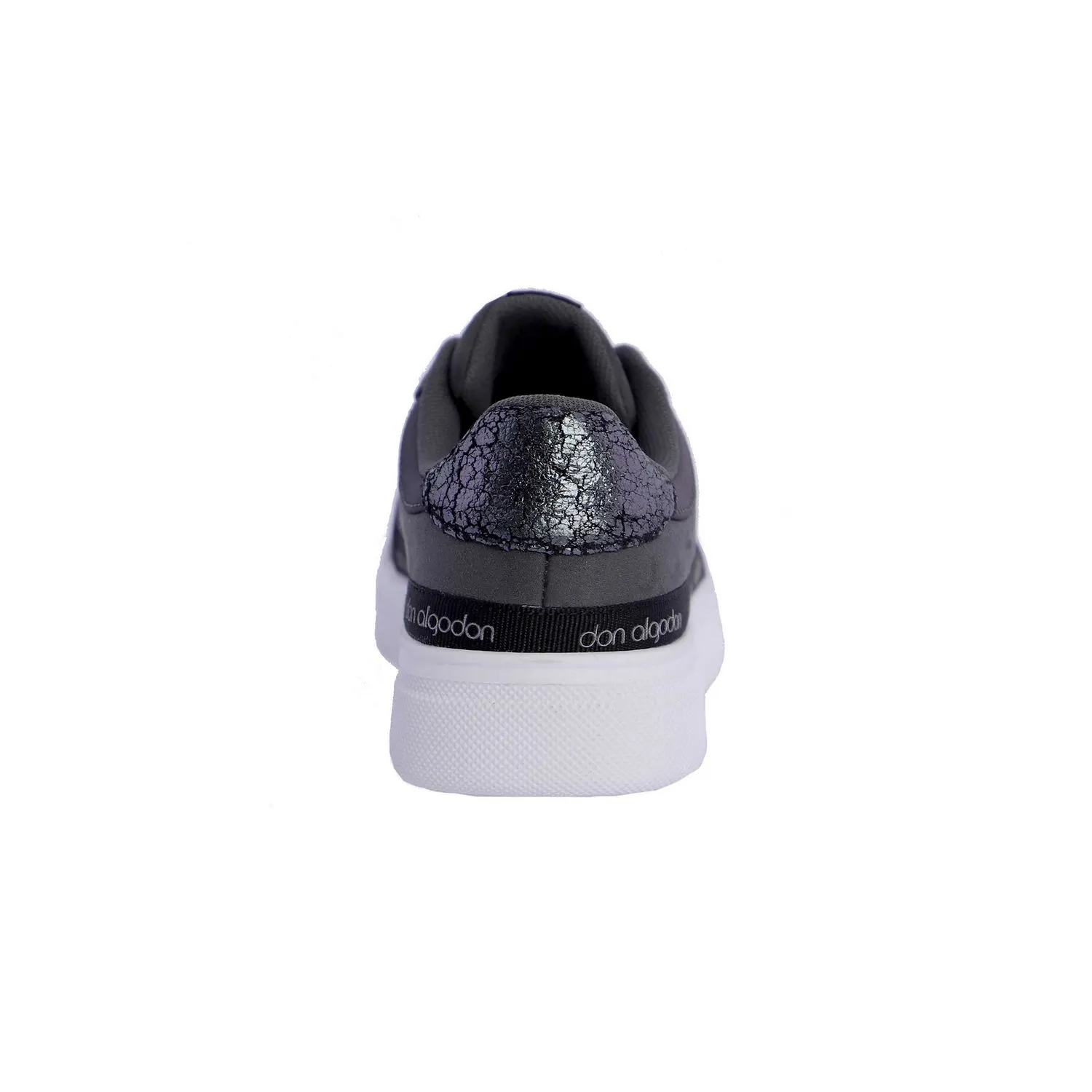 Zapatillas Deportivas De Textil Y Piel Sintética Don Algodon Luz Tacón 3 Cm, Gris (tallas De 38 A 40)