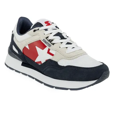 ZAPATILLAS STARTER TRUCKER AZUL CON ROJO Y BLANCO