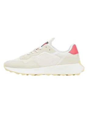 Zapatillas Tommy Jeans New Runner Beige para Mujer