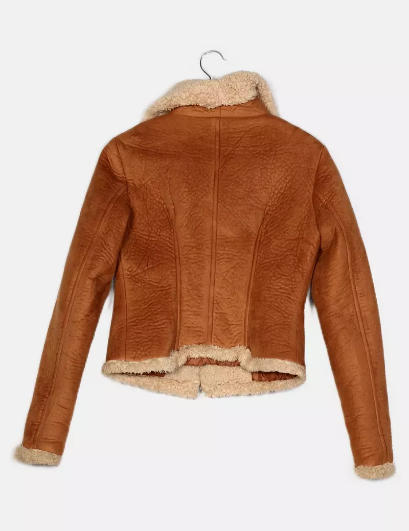 Zara Chaqueta biker De pelliza