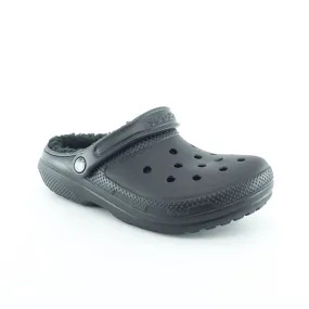 Zuecos forrados Crocs Classic Lined Negro.